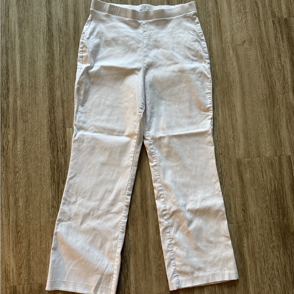 Crown & Ivy Classic White Pants